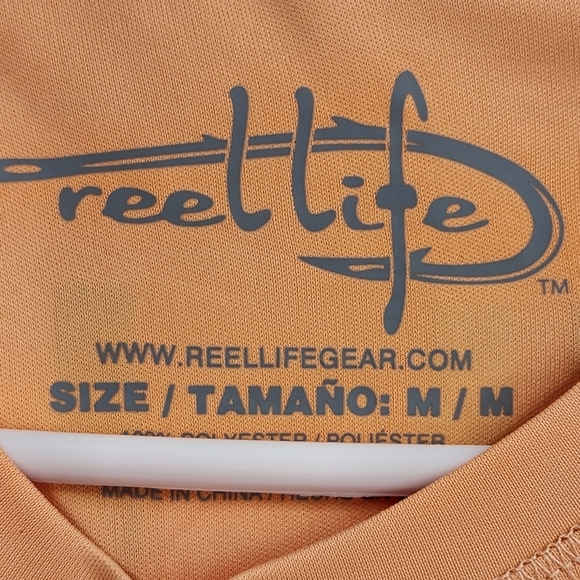 Reel Life Men's Sun Defender Long Sleeve UV Tee UPF 50 - M - Picture 4 of 9
